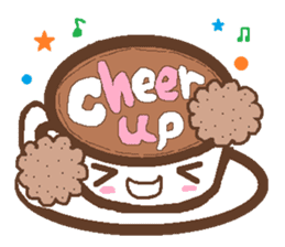 Chattering cafe menu sticker #727437