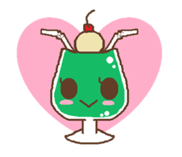 Chattering cafe menu sticker #727439