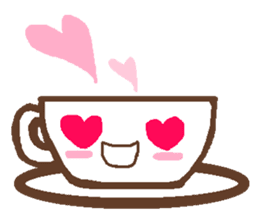 Chattering cafe menu sticker #727449