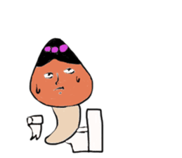 Freshwater clam SHIMANEE-SAN sticker #727691