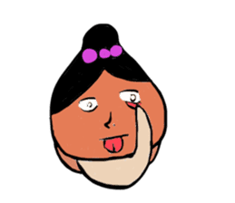 Freshwater clam SHIMANEE-SAN sticker #727694