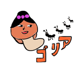 Freshwater clam SHIMANEE-SAN sticker #727695