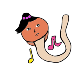 Freshwater clam SHIMANEE-SAN sticker #727696