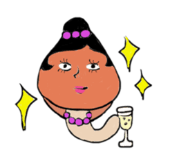 Freshwater clam SHIMANEE-SAN sticker #727698