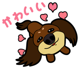 toypoodle Kuuta & Dachshund Ume sticker #727752