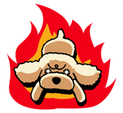 toypoodle Kuuta & Dachshund Ume sticker #727758