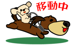 toypoodle Kuuta & Dachshund Ume sticker #727773