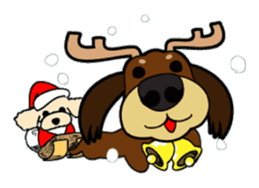 toypoodle Kuuta & Dachshund Ume sticker #727776