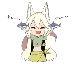 kemomimi Sticker sticker #728000