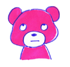 pink bear [PINKUMA] sticker #729463