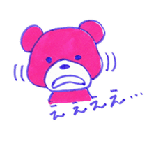 pink bear [PINKUMA] sticker #729479