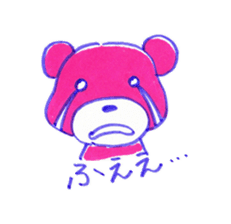 pink bear [PINKUMA] sticker #729480