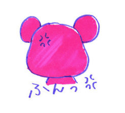 pink bear [PINKUMA] sticker #729482