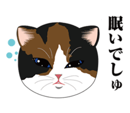 MIKE realistic face of cat2 sticker #729851
