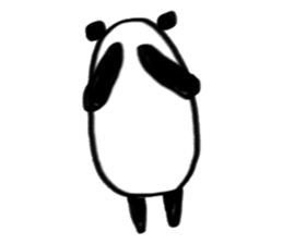 Egg panda sticker #731345