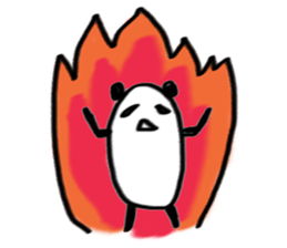 Egg panda sticker #731355