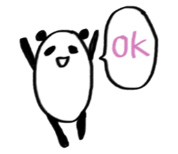 Egg panda sticker #731358