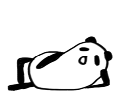 Egg panda sticker #731365