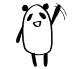 Egg panda sticker #731371