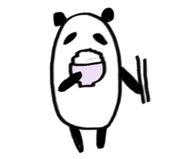 Egg panda sticker #731379