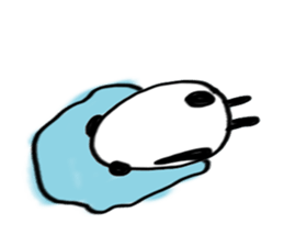 Egg panda sticker #731381