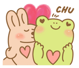 Kanga & Eru,  kokoro kawaii mascot.  #01 sticker #731457