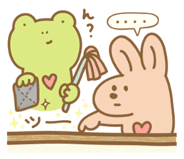Kanga & Eru,  kokoro kawaii mascot.  #01 sticker #731461