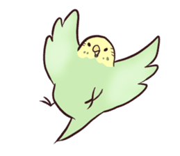 Budgerigar mood sticker #732106