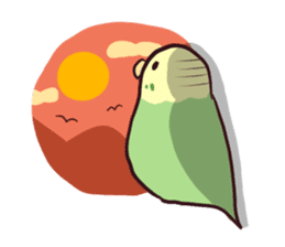 Budgerigar mood sticker #732107