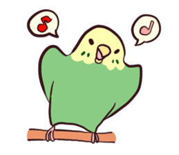 Budgerigar mood sticker #732126