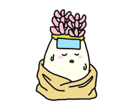 Succulent in egg shell sticker #733275