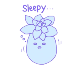 Succulent in egg shell sticker #733280