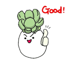 Succulent in egg shell sticker #733288