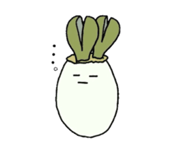 Succulent in egg shell sticker #733292