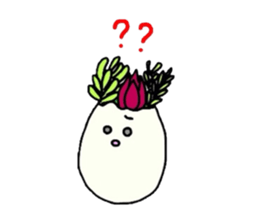 Succulent in egg shell sticker #733293