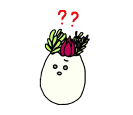 Succulent in egg shell sticker #733293