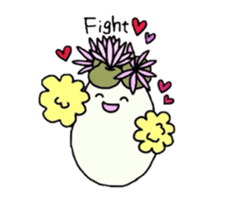 Succulent in egg shell sticker #733295