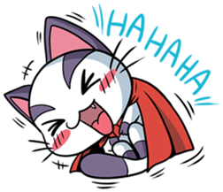 Super Cat sticker #733387