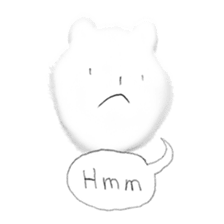 Fluffy Face sticker #734370