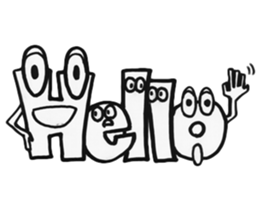 AtoZ FACE sticker #734663