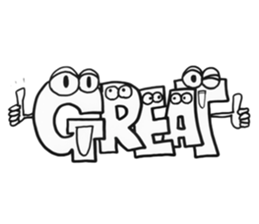 AtoZ FACE sticker #734674