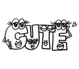 AtoZ FACE sticker #734675