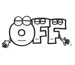 AtoZ FACE sticker #734677