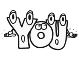 AtoZ FACE sticker #734678