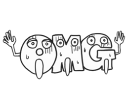 AtoZ FACE sticker #734682