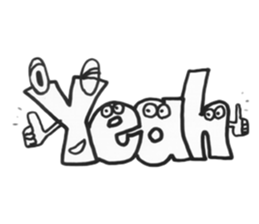 AtoZ FACE sticker #734689