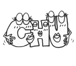 AtoZ FACE sticker #734690