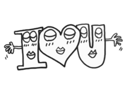 AtoZ FACE sticker #734692