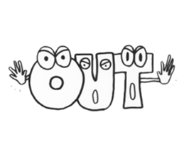 AtoZ FACE sticker #734698