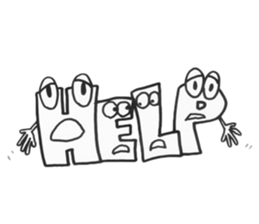 AtoZ FACE sticker #734699